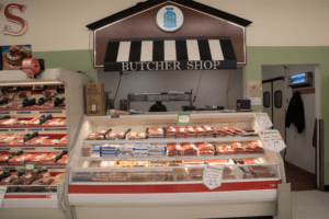 butcher Spooner grocery store